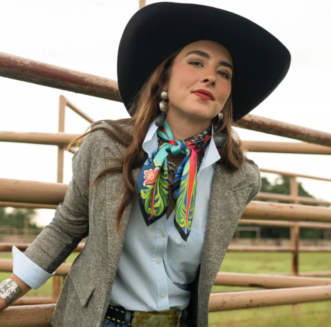 On Top of the World Silk Scarf