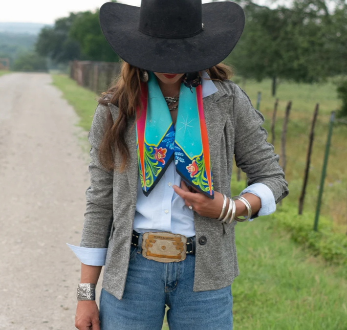 On Top of the World Silk Scarf