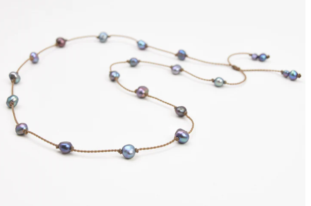 Peacock Small Pearl Hat Band