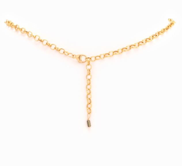 Pearl in Rough Gold Necklace