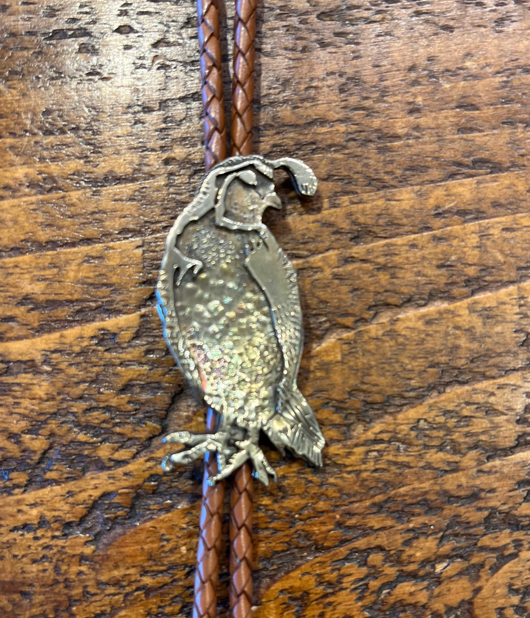 Quail Bolo Tie