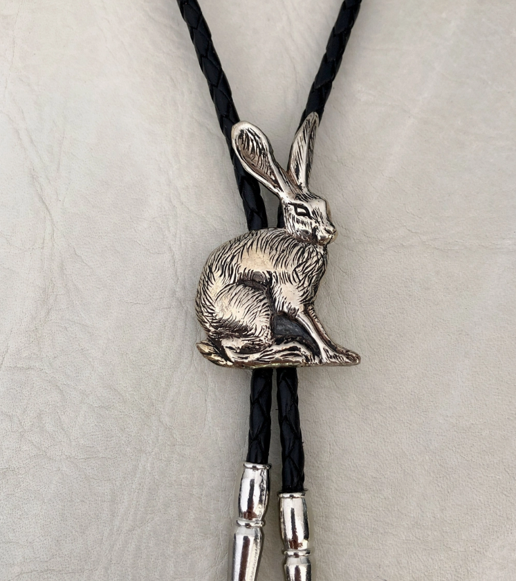 Jack Rabbit Bolo Tie