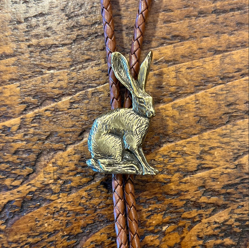Jack Rabbit Bolo Tie