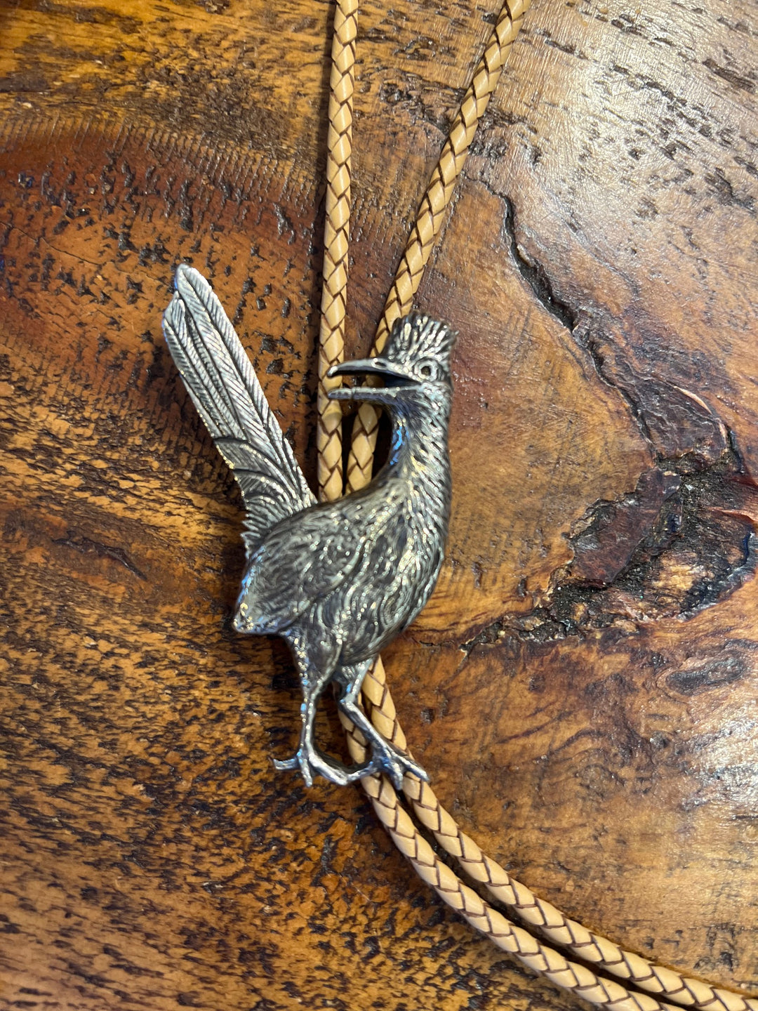 Roadrunner Bolo Tie