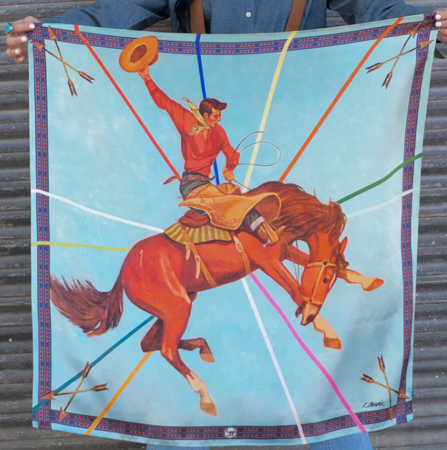 Rodeo King Silk Scarf