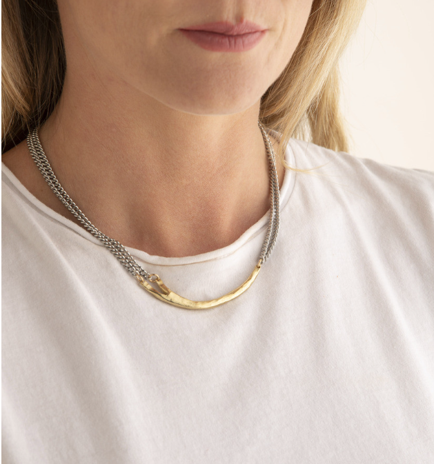 Roon Mixed Metal Necklace