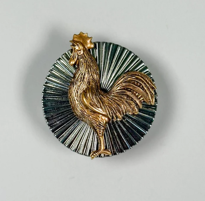 Rooster Scarf Slide