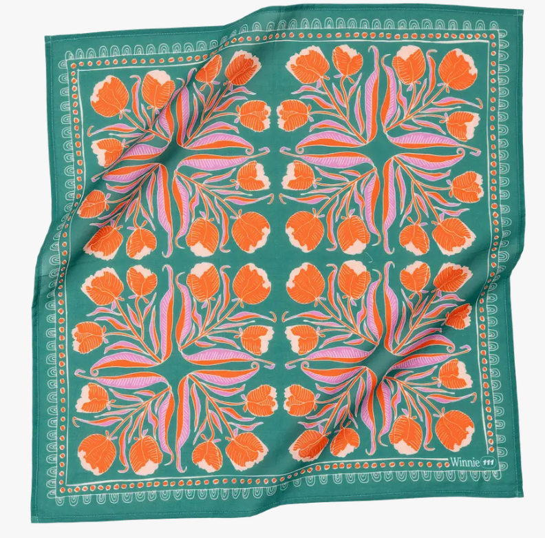 Winnie Green Bandana