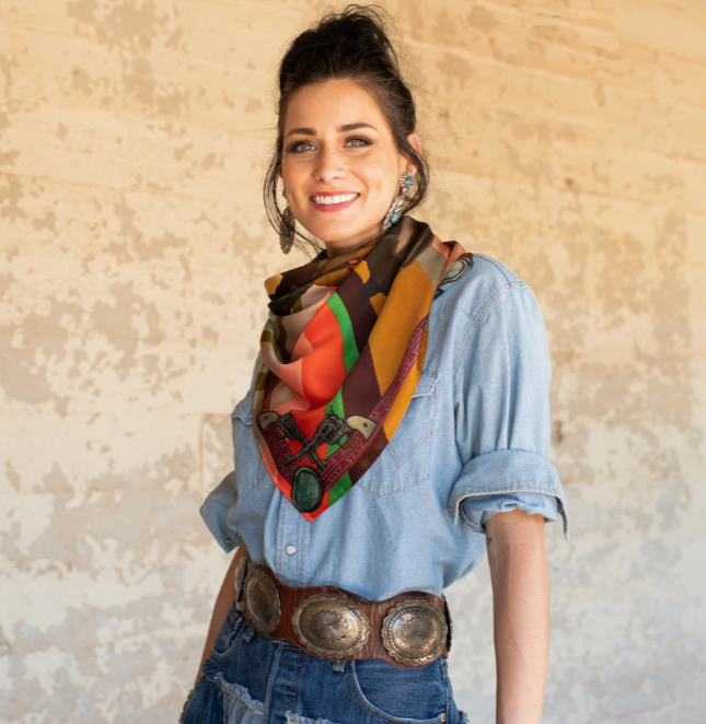 Son of the West Silk Scarf