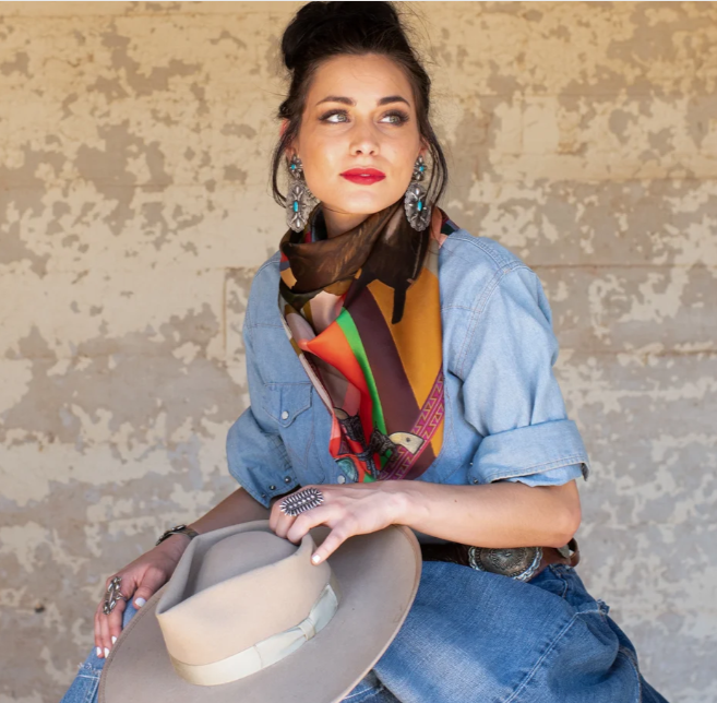 Son of the West Silk Scarf