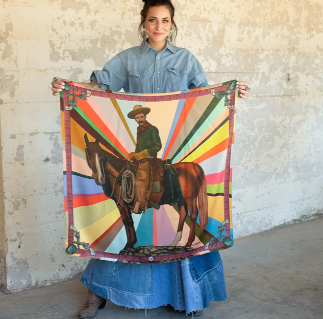 Son of the West Silk Scarf