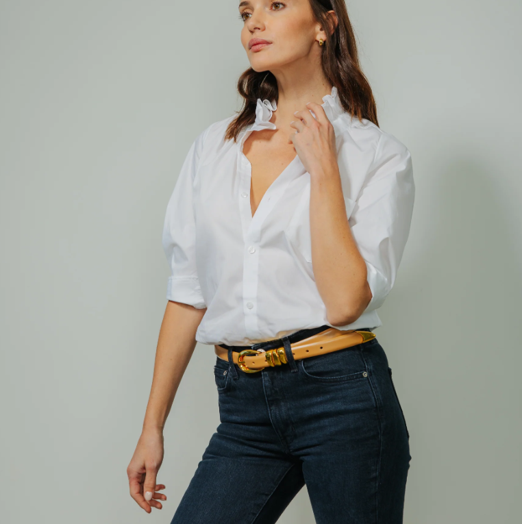 Southern Lover White Blouse by KMJ