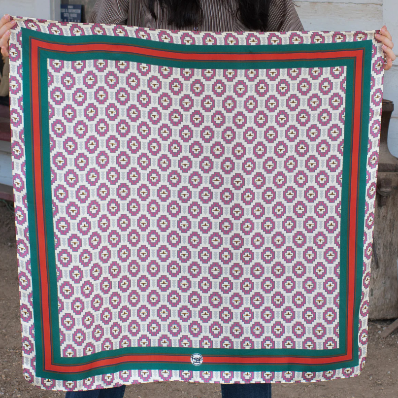 Stuck Up Steer Silk Scarf