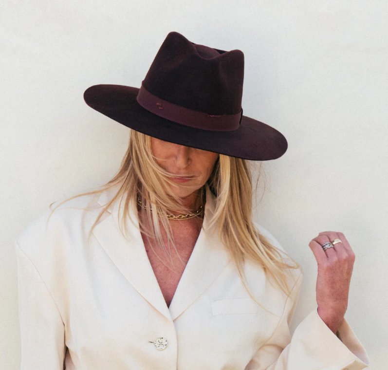 Stockman Fedora in Currant