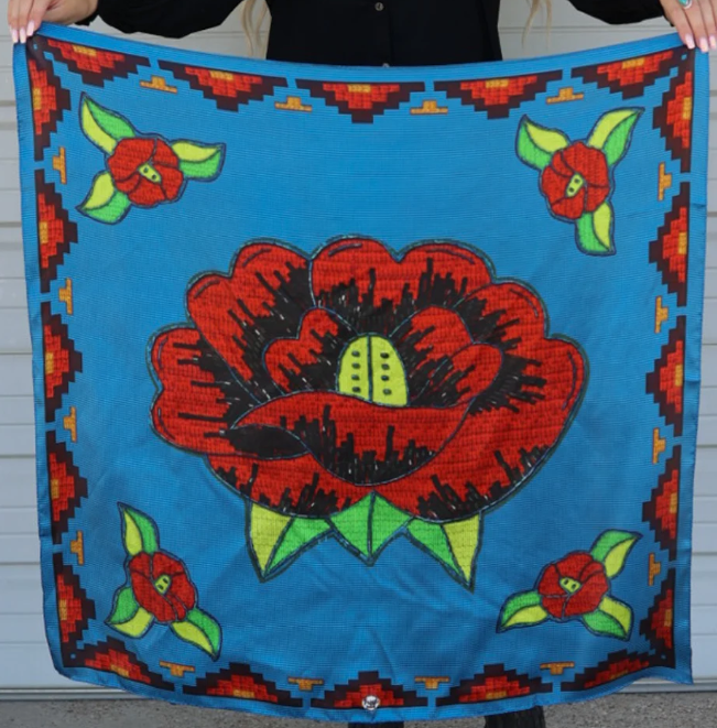 War of the Roses Silk Scarf