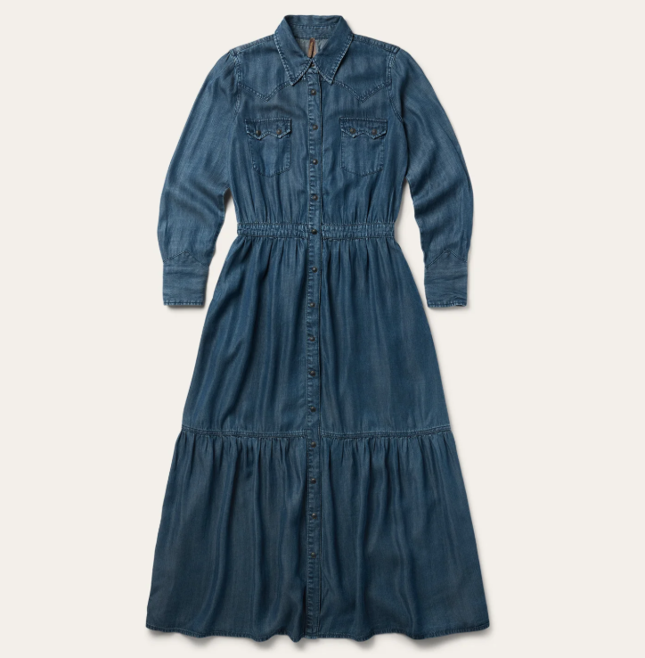 Denim Western Dress