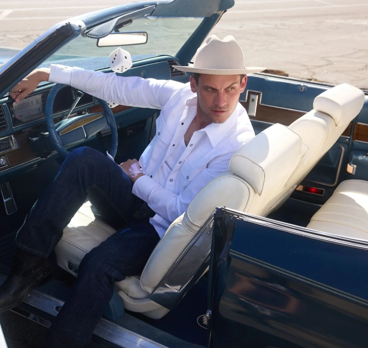 White Oxford Western Shirt