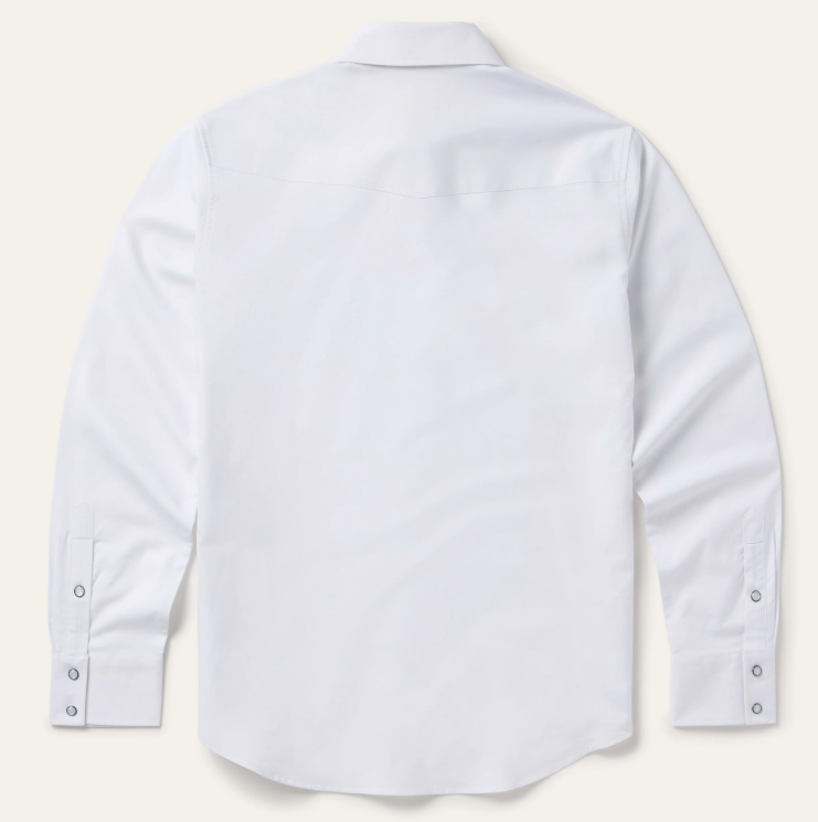 White Oxford Western Shirt
