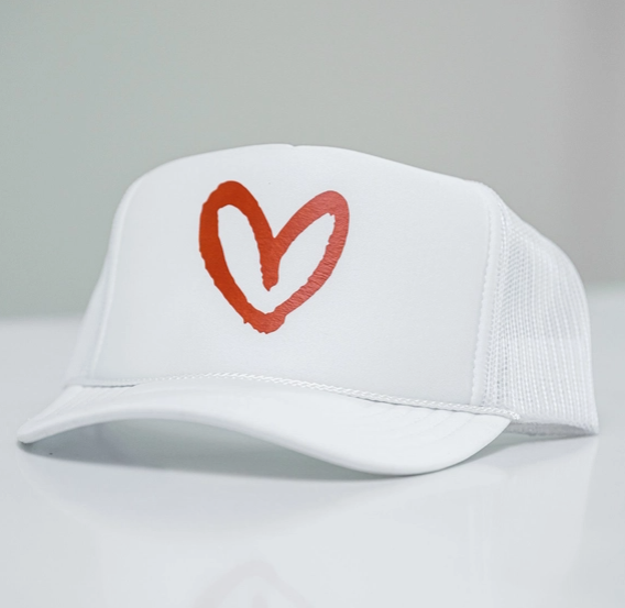Heart Trucker Hat by House of Shan, ATX