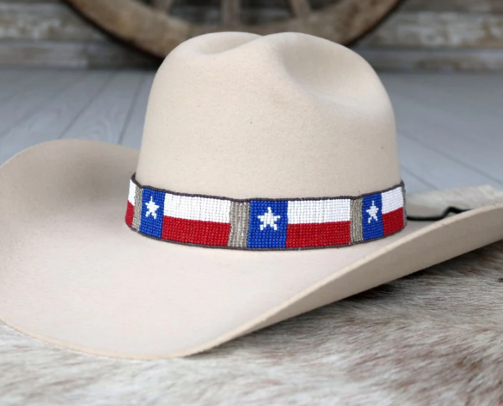 Texas Flag Beaded Band