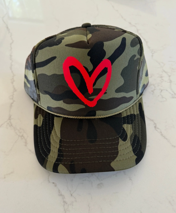 Heart Trucker Hat by House of Shan, ATX