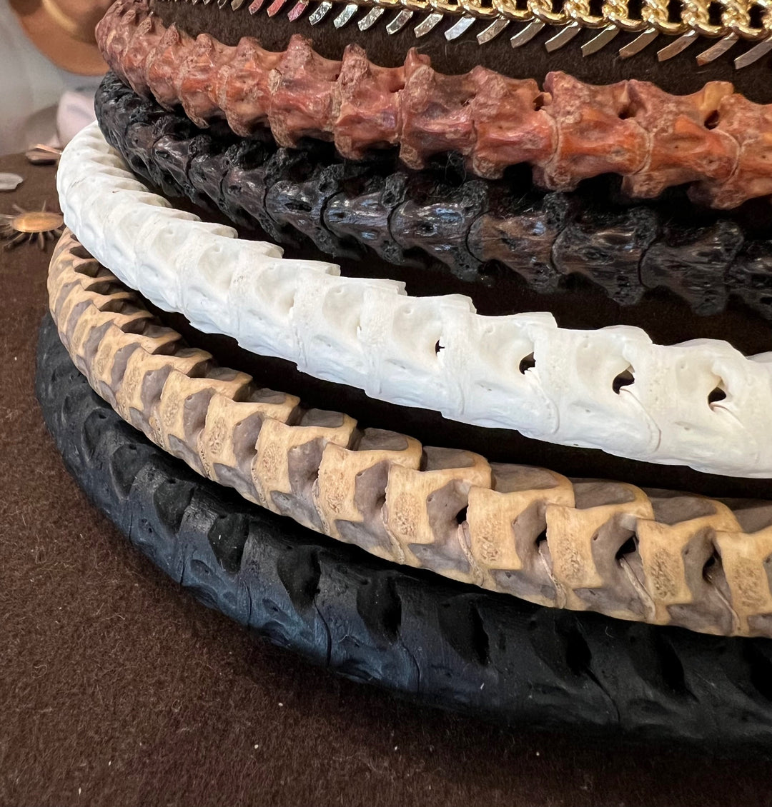 Cobra Snake Vertebrae Hatband