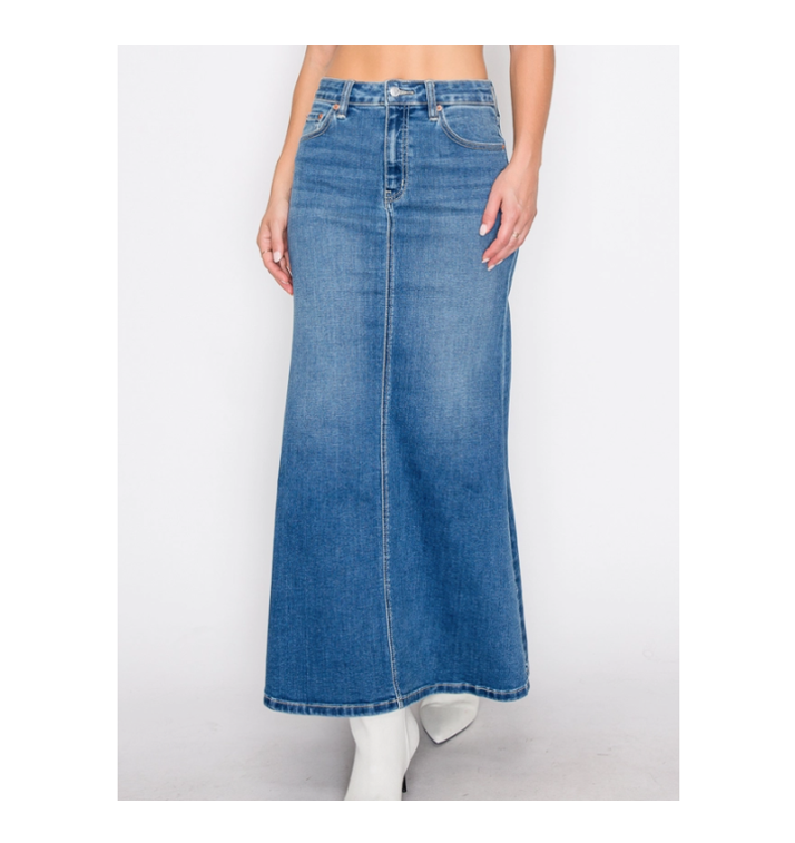 Maxi Denim Skirt