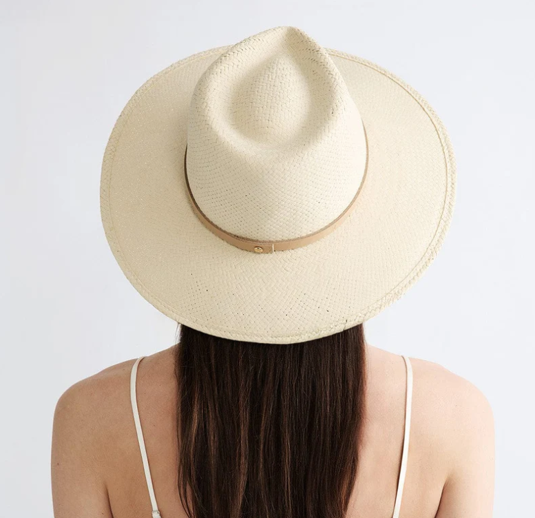 Sherman Packable Straw Hat by Janessa Leone