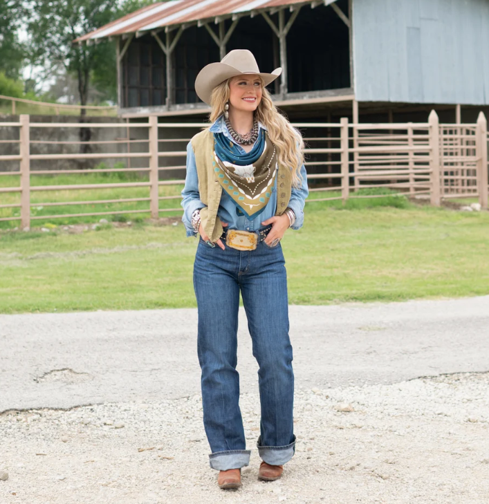 Hooked Silk Scarf