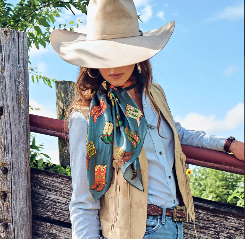 Hot Heels Silk Scarf