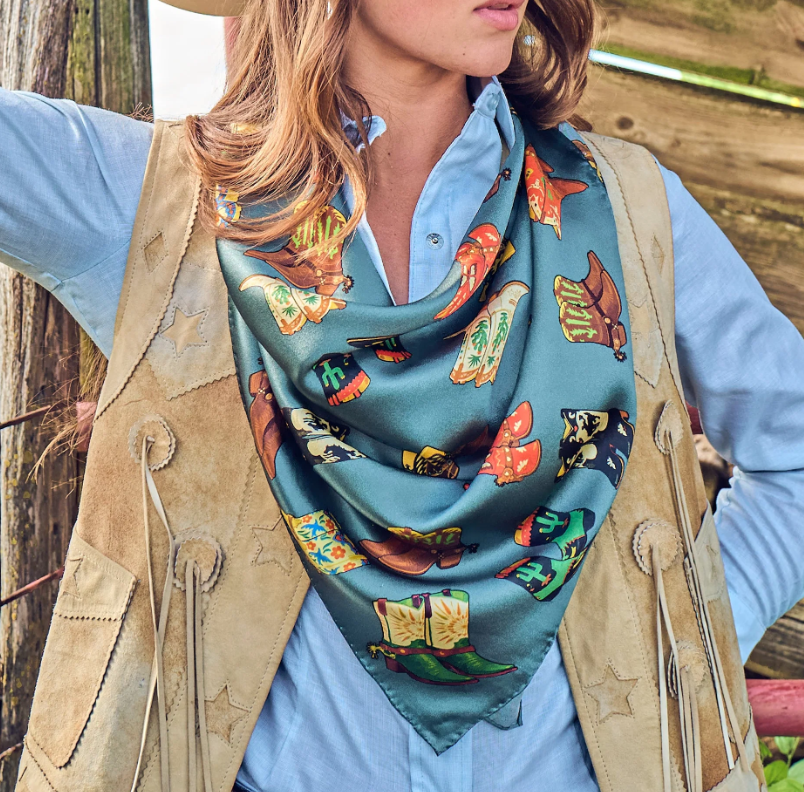 Hot Heels Silk Scarf