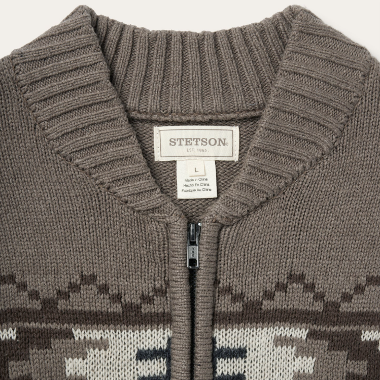 Longhorn Cardigan by Stetson