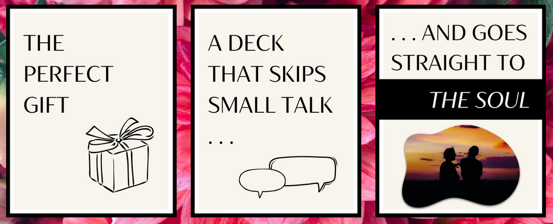 Charisma Conversation Cards; Quotes & Questions Conversation Cards; Discussion Starter; Gifts for Couples, Weddings, Family, Friends, Work, Self-Help; Motivational, Mindful Card Game