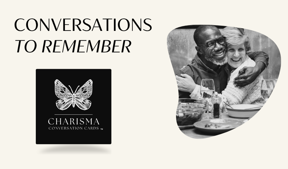 Charisma Conversation Cards; Quotes & Questions Conversation Cards; Discussion Starter; Gifts for Couples, Weddings, Family, Friends, Work, Self-Help; Motivational, Mindful Card Game