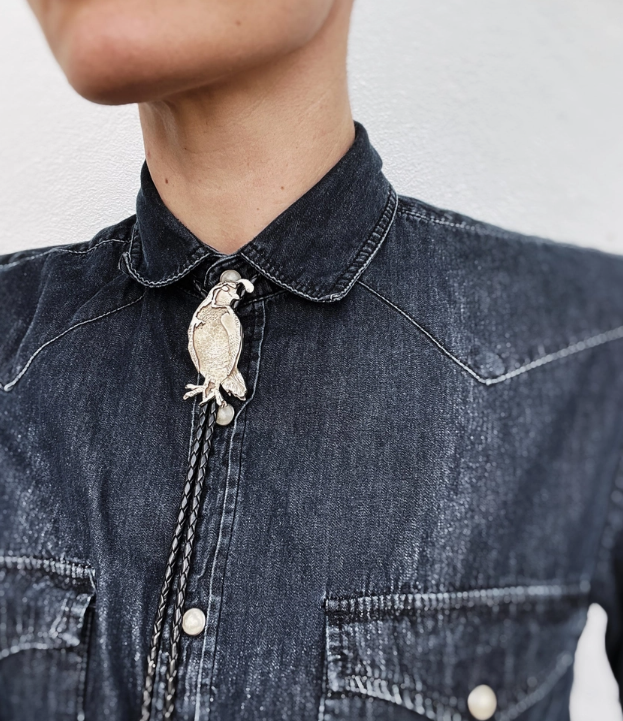 Quail Bolo Tie