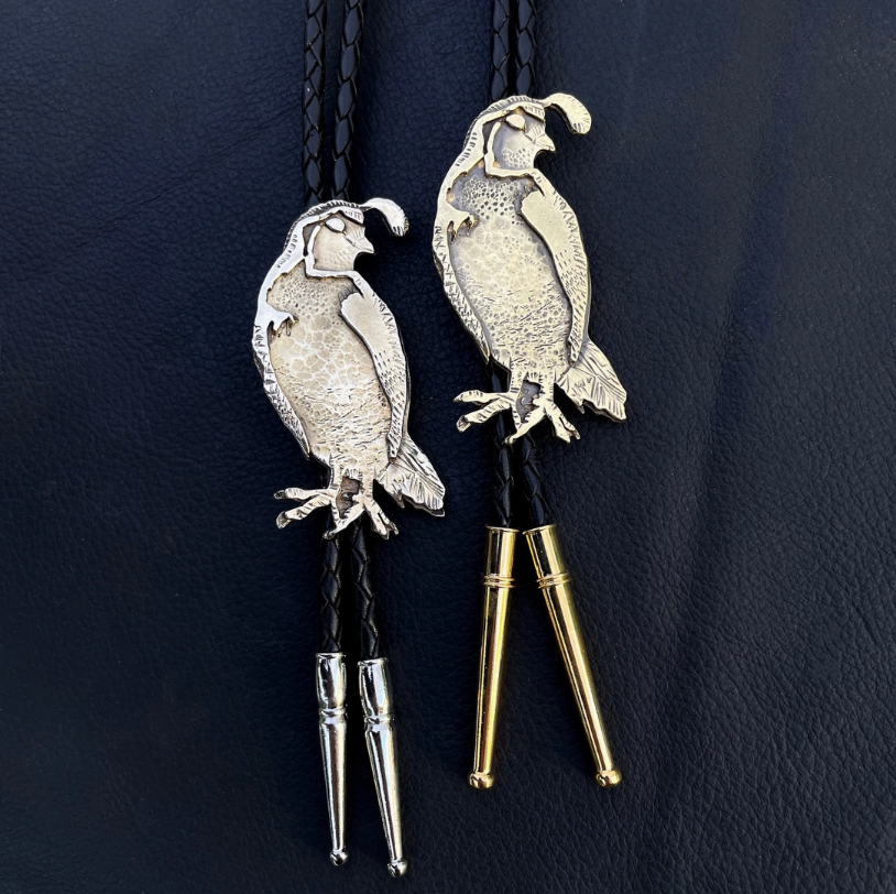 Quail Bolo Tie