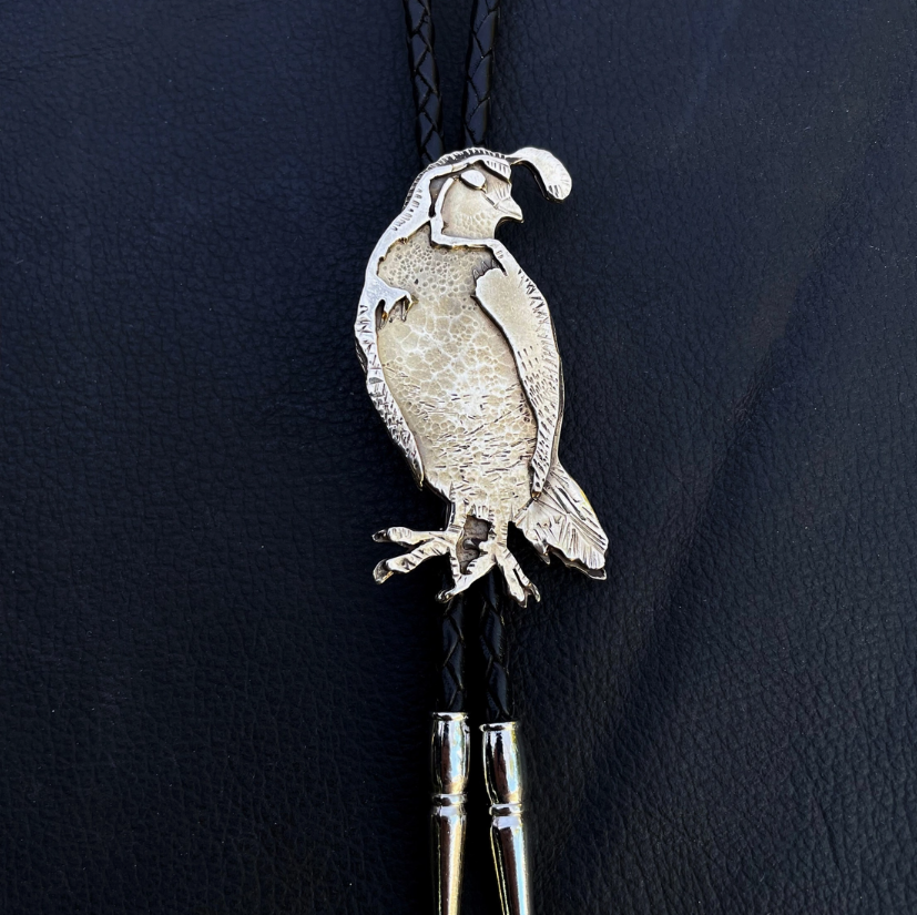 Quail Bolo Tie