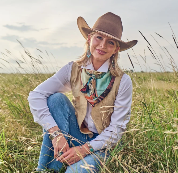Shades of Texas Silk Scarf