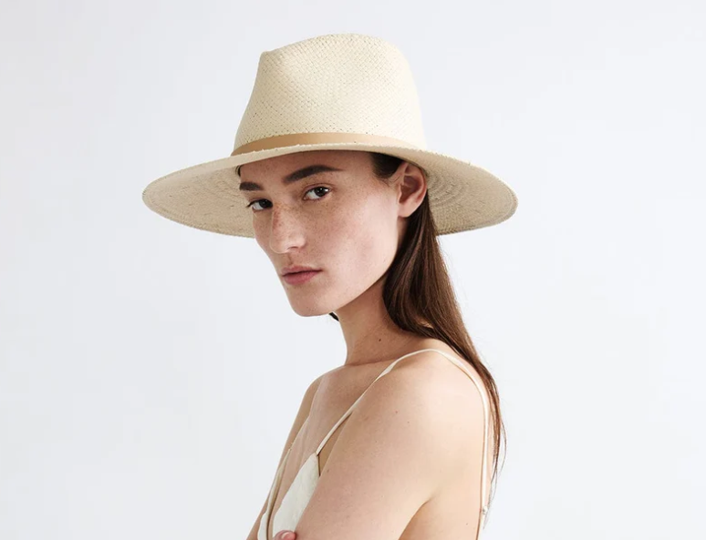 Sherman Packable Straw Hat by Janessa Leone