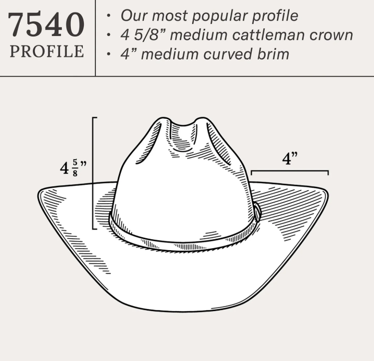 Skyline 6X Felt Cowboy Hat- Silverbelly