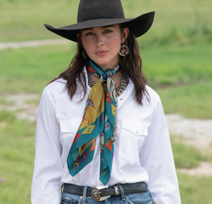 Space Cowgirl Silk Scarf