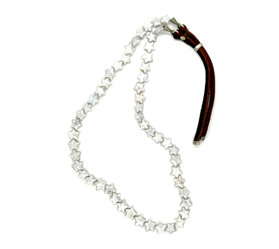 Baroque Pearl Stars Seeing Hat Band