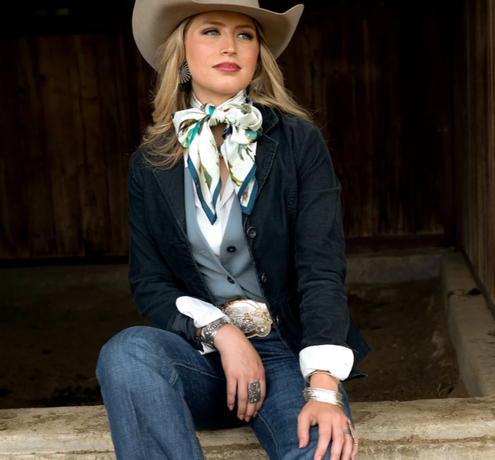 The Remuda Horse Silk Scarf