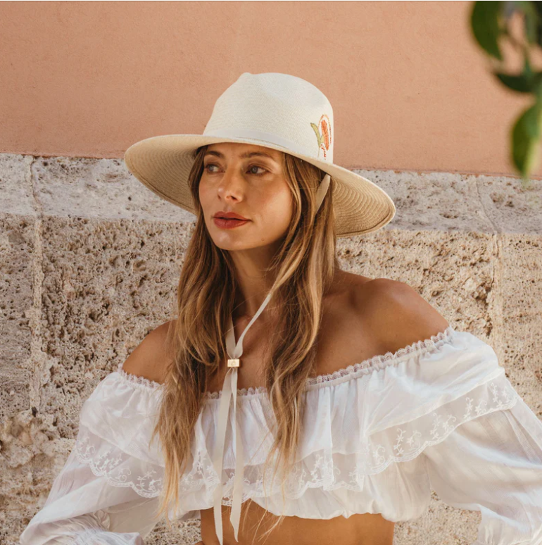 Trumpet Straw Hat by Freya