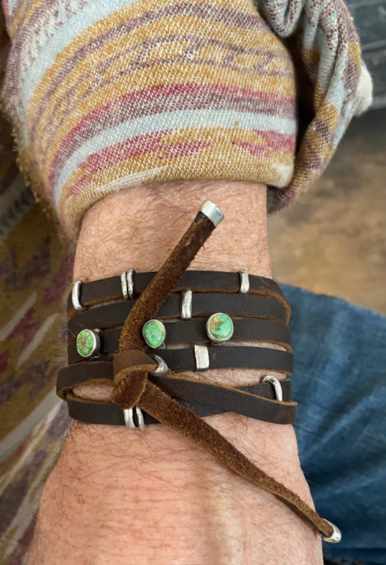 The Wyatt Ultimate Leather Wrap Hat Band- Bracelet- Choker