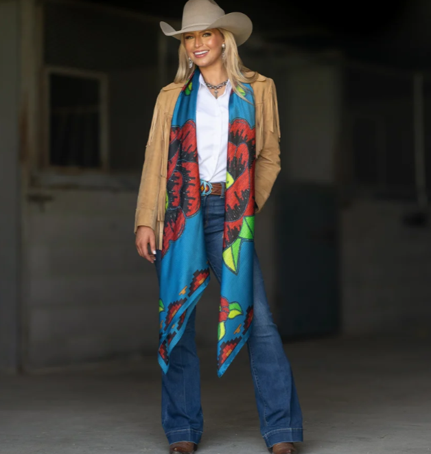 War of the Roses Silk Scarf